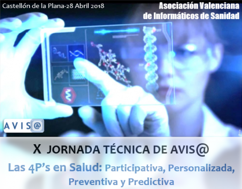 X Jornada Técnica "Las 4Ps en salud: Participativa, Personalizada, Preventiva y Predictiva"